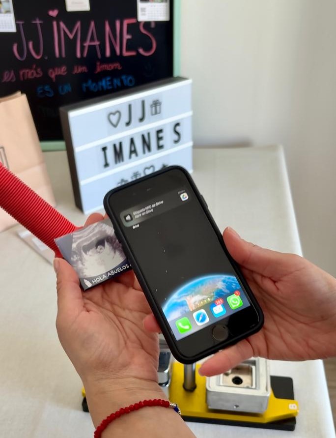 Imán con lectura NFC - ejemplo 2