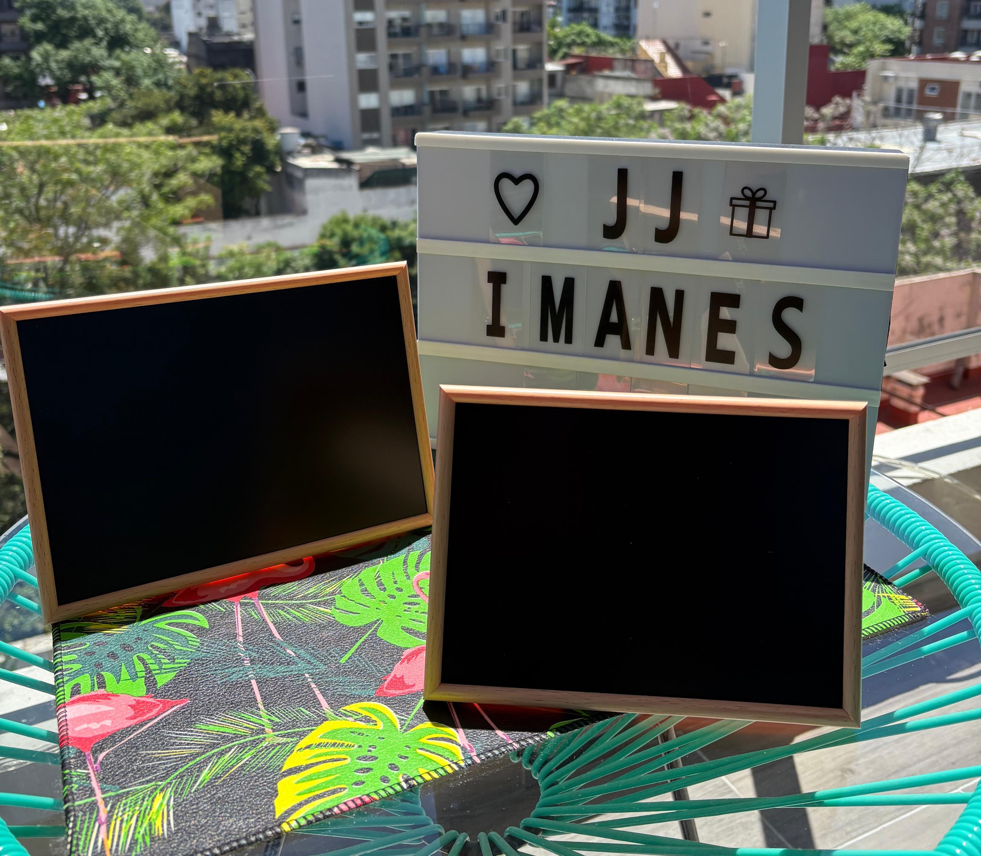 Portarretrato con base imantada - ejemplo 1