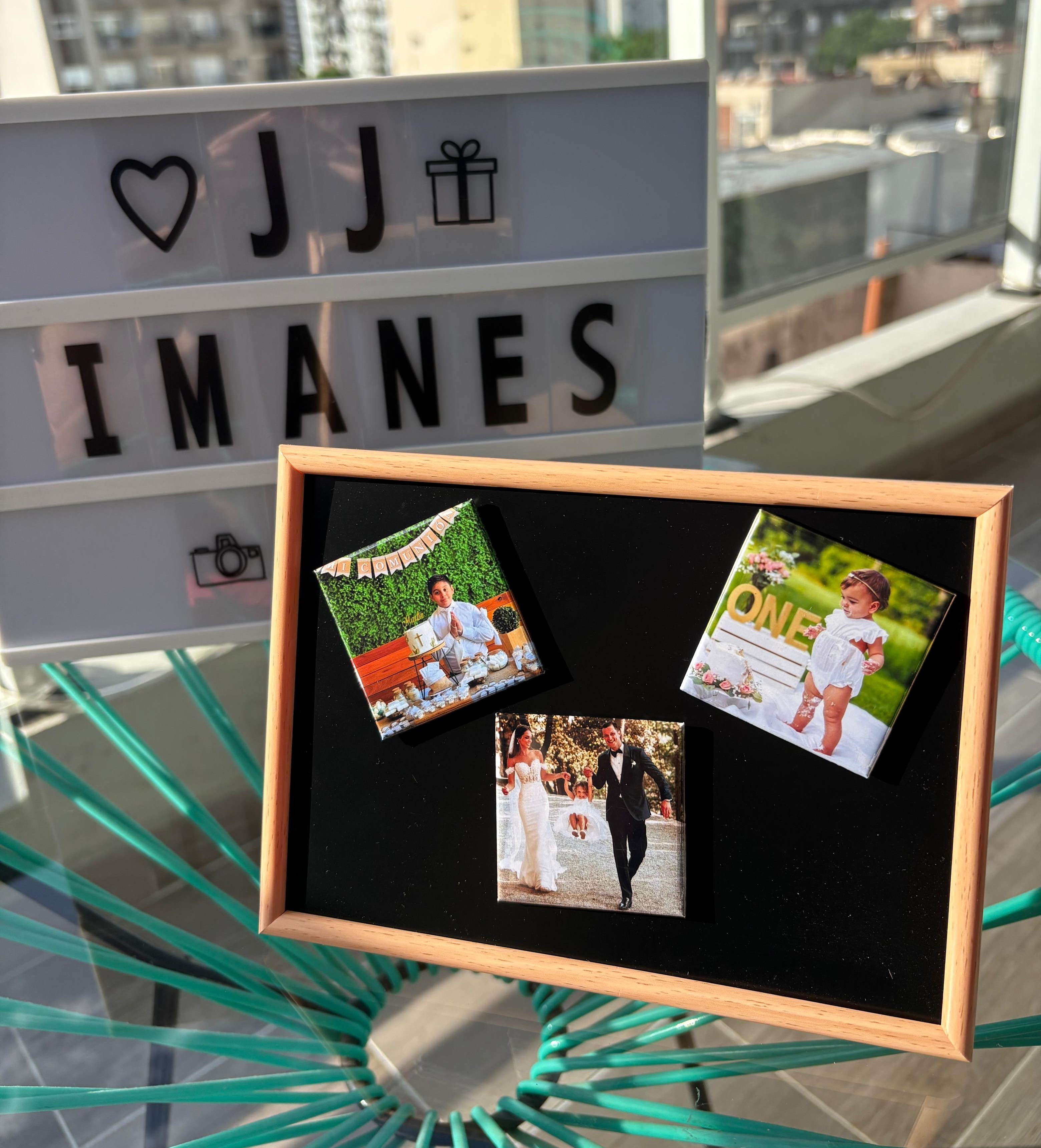 Portarretrato con base imantada - ejemplo 2